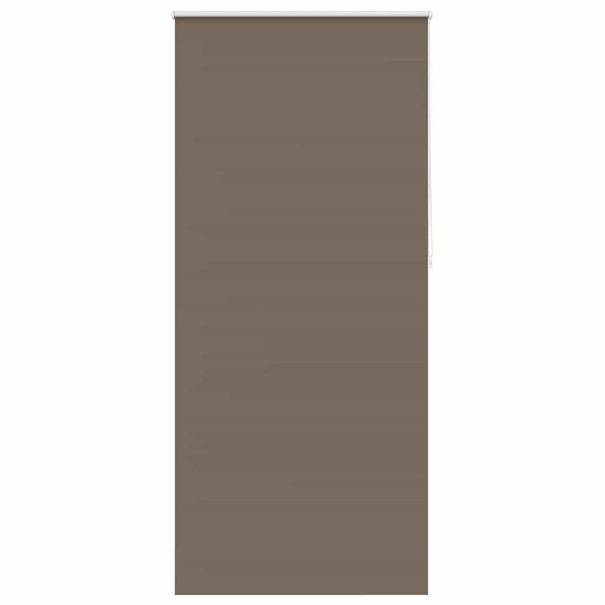 VERDUNKELUNGSROLLO 124,4/230 cm Stoffbreite 120 cm aus Polyester Braun - Braun, Textil (120/230cm) - vidaXL