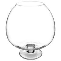 DEKOGLAS auf Fuß 30/30/32 cm - Transparent, Glas (30/32cm) - Atmosphera Createur d´interieur