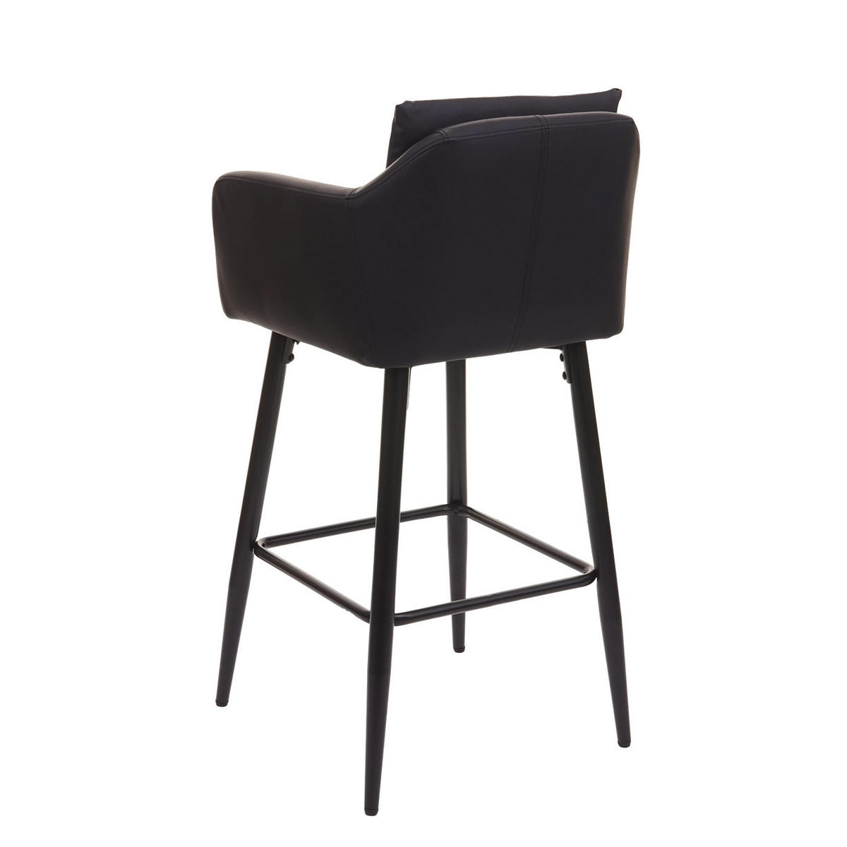 BARHOCKER Schwarz 2er-Set - Schwarz, Textil (54/105/53cm) - MCW
