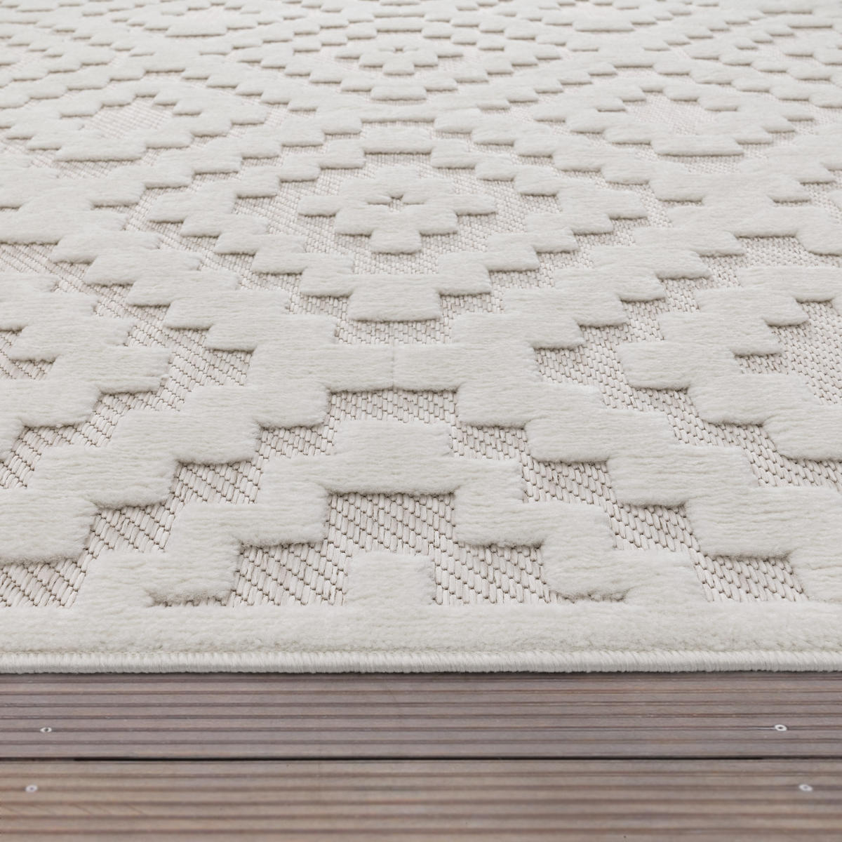 OUTDOORTEPPICH 80/150 cm Livorno 672 - Creme, Textil (80/150cm) - Paco Home