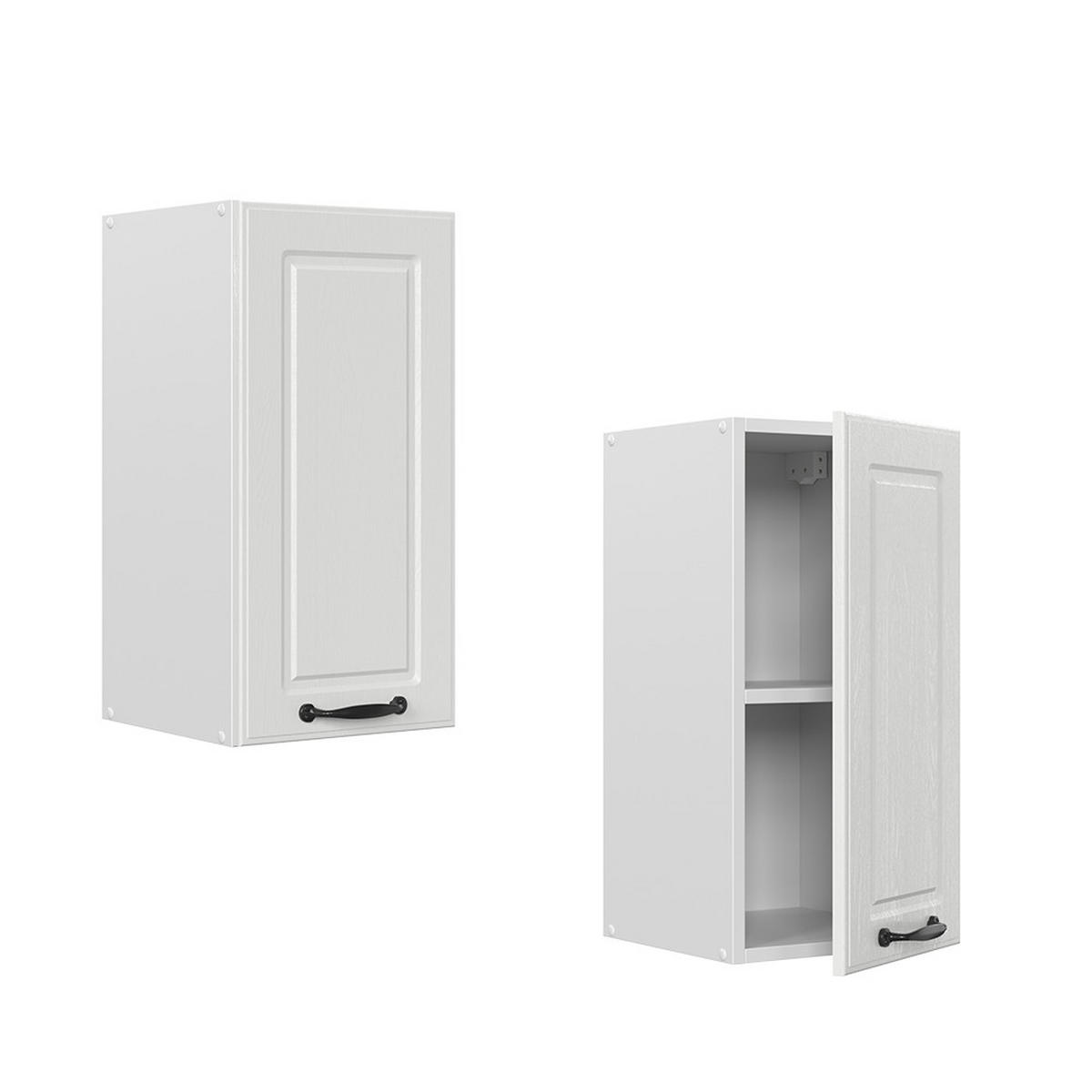 HÄNGESCHRANK R-Line Weiß Landhaus 30 cm - Creme/Weiß, Holzwerkstoff (30/60/31cm) - Vicco