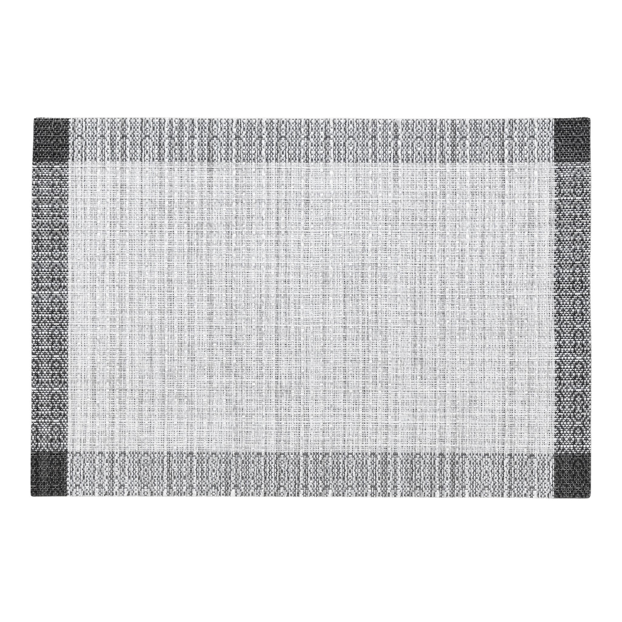 DEKORATIVES TISCHSET Soto - Grau, Kunststoff (45/30/1cm) - home&you