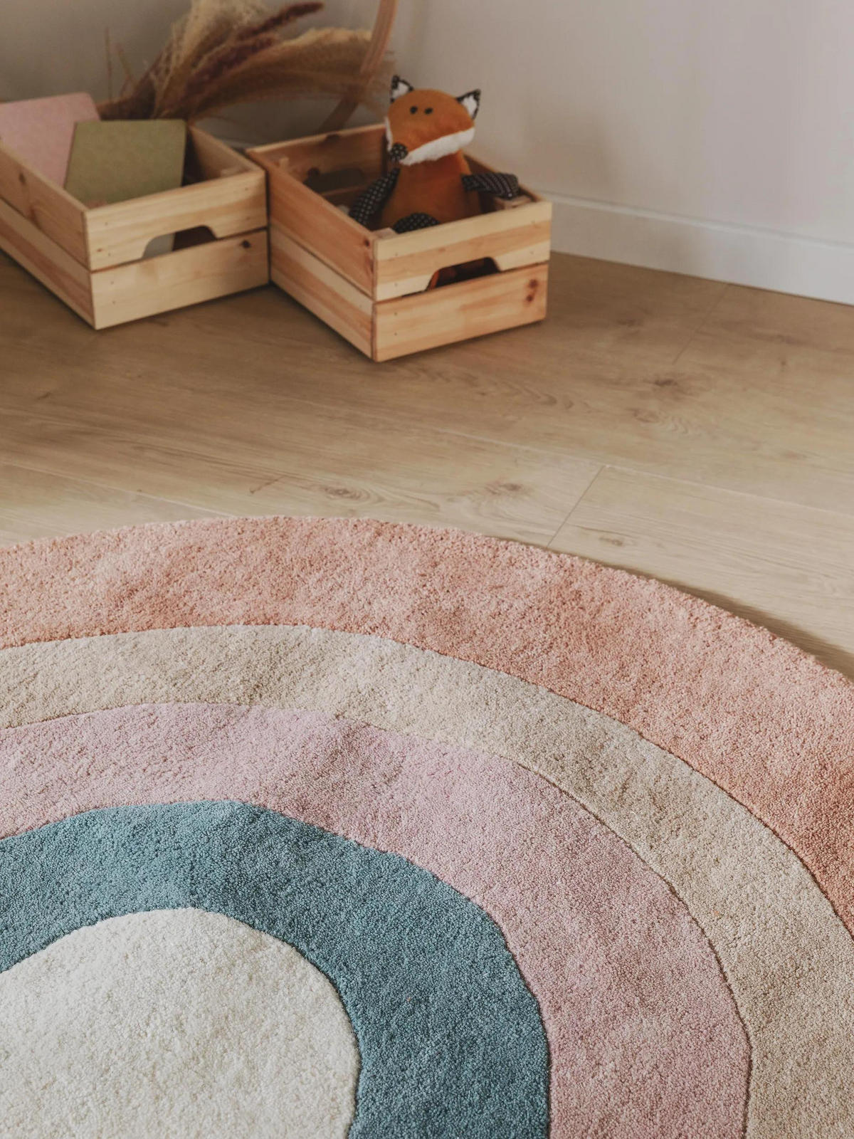 KINDERTEPPICH Rainbow Multicolor 105x120 cm - Multicolor, Naturmaterialien/Textil (105/120cm) - Lytte