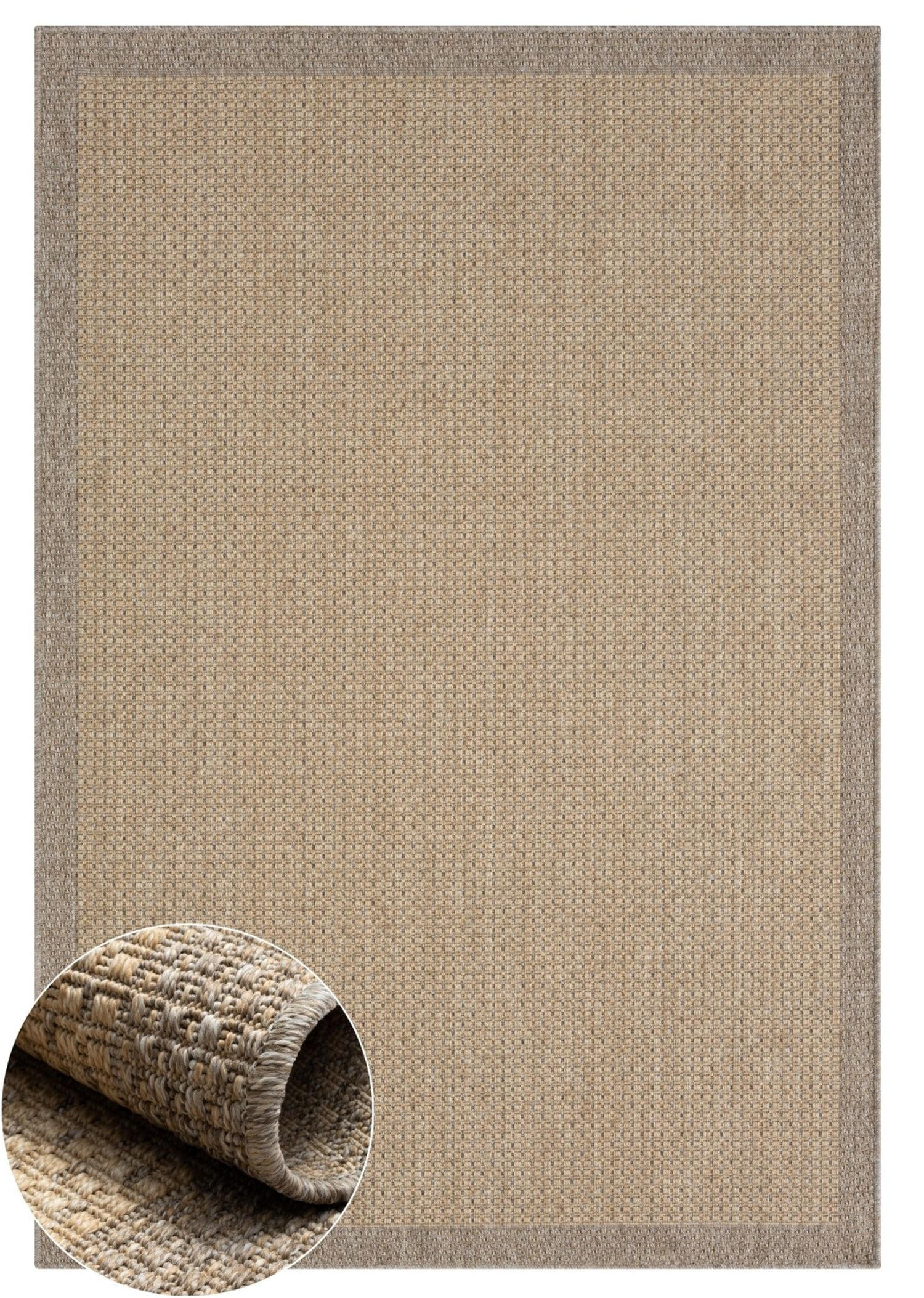 OUTDOORTEPPICH Fiona Beige,Sandfarben,Braun 160/230 cm - Beige, Textil (160/230cm) - My-Rug