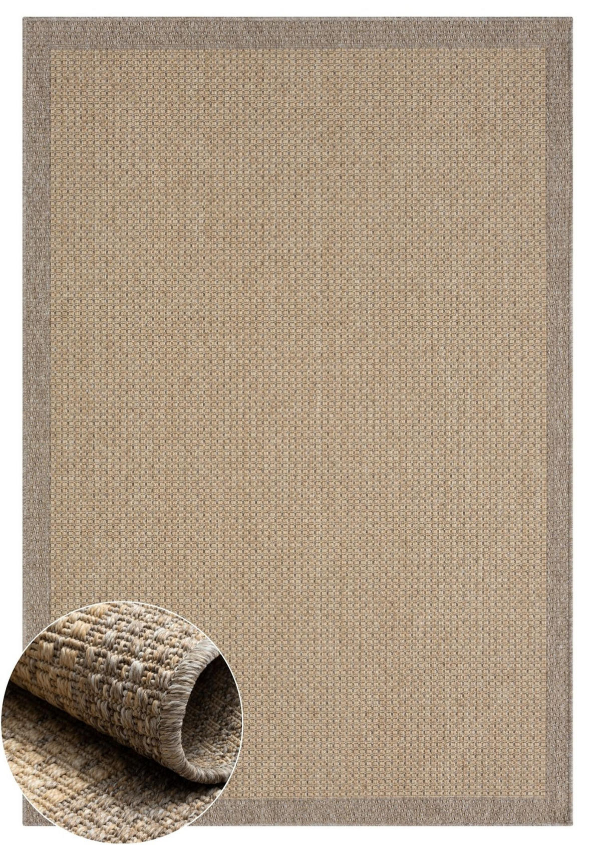OUTDOORTEPPICH Fiona Beige,Sandfarben,Braun 160/230 cm - Beige, Textil (160/230cm) - My-Rug