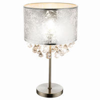 LED TISCHLEUCHTE AMY Weiß Metall - Weiß, Kunststoff (32/32/56cm) - Globo Lighting