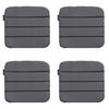 SITZKISSEN Panama 40/40 cm 4er-Set - Grau, Textil (40/2/40cm) - Madison