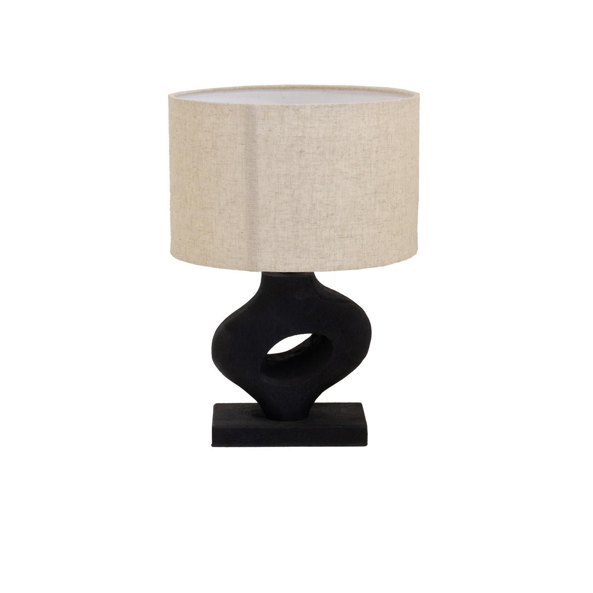 Giga Meubel Tischlampe Schwarz 30x40x30 cm