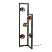 STEHLEUCHTE Stellar Schwarz 30/30/130 cm - Schwarz, Glas (30/30/130cm) - Hoyz Collection