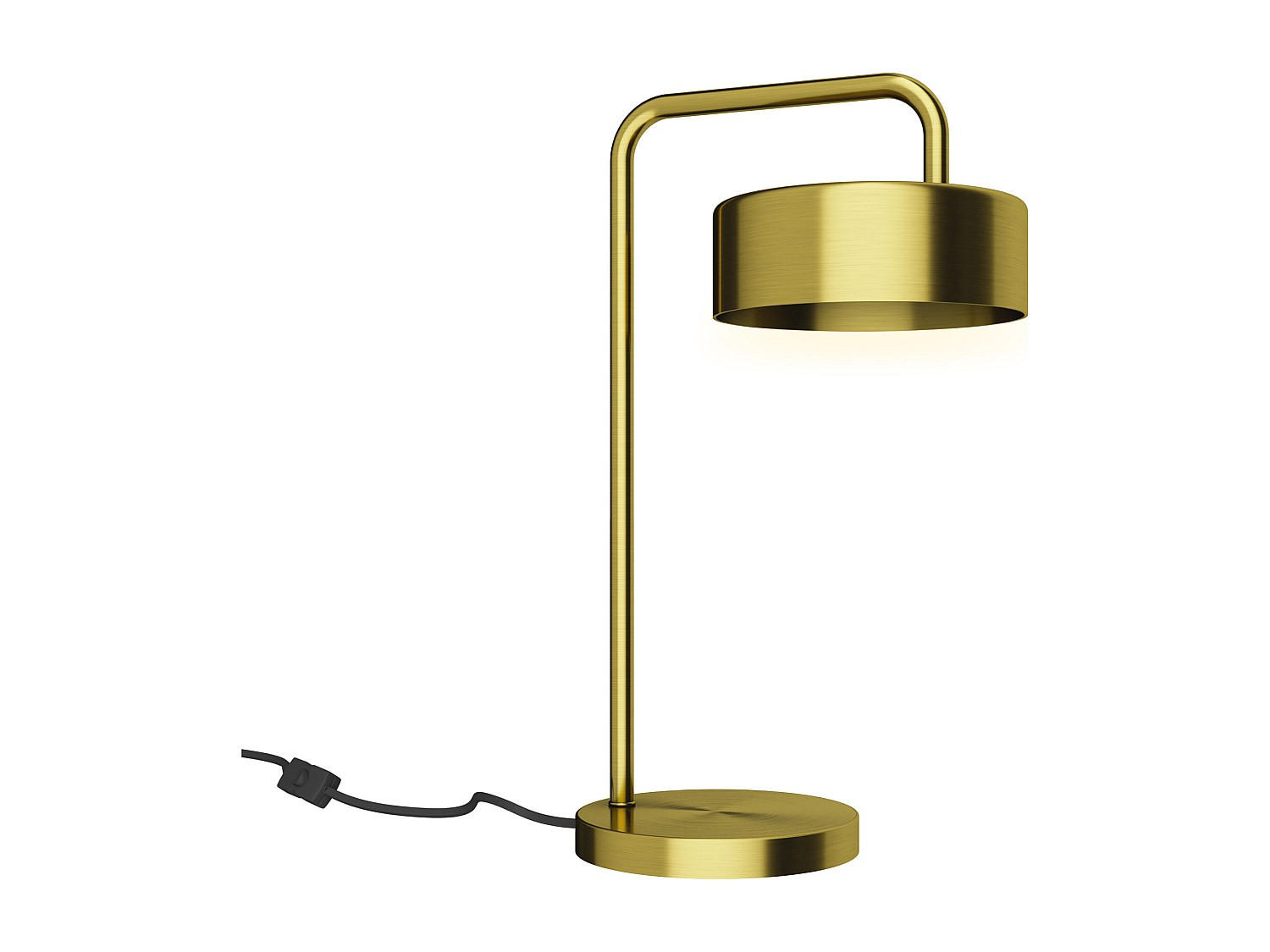 TISCHLAMPE - 23 cm x 16 cm - metall - goldfarben Otilie - Goldfarben, Metall (16/23/40cm) - Vente-Unique