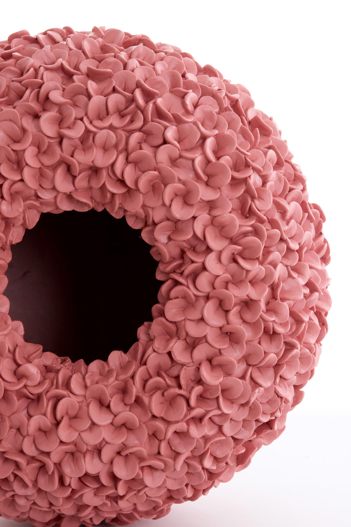VASE Phylia Rot Ø38/23 cm - Rot, Kunststoff (23cm) - Light & Living