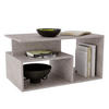 COUCHTISCH Holzwerkstoff rechteckig stabil Beton-Grau 44/50/90cm - Grau, Holzwerkstoff (50/90/44cm) - CraftPAK