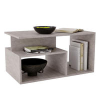 COUCHTISCH Holzwerkstoff rechteckig stabil Beton-Grau 44/50/90cm - Grau, Holzwerkstoff (50/90/44cm) - CraftPAK