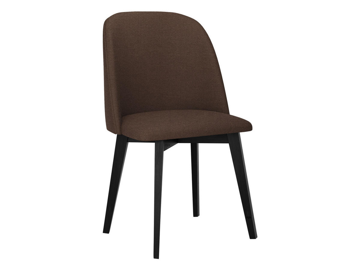 STUHL Monti 3, Holzfarbe: Schwarz - Schwarz/Braun, Holz (48/83/55cm) - MIRJAN24