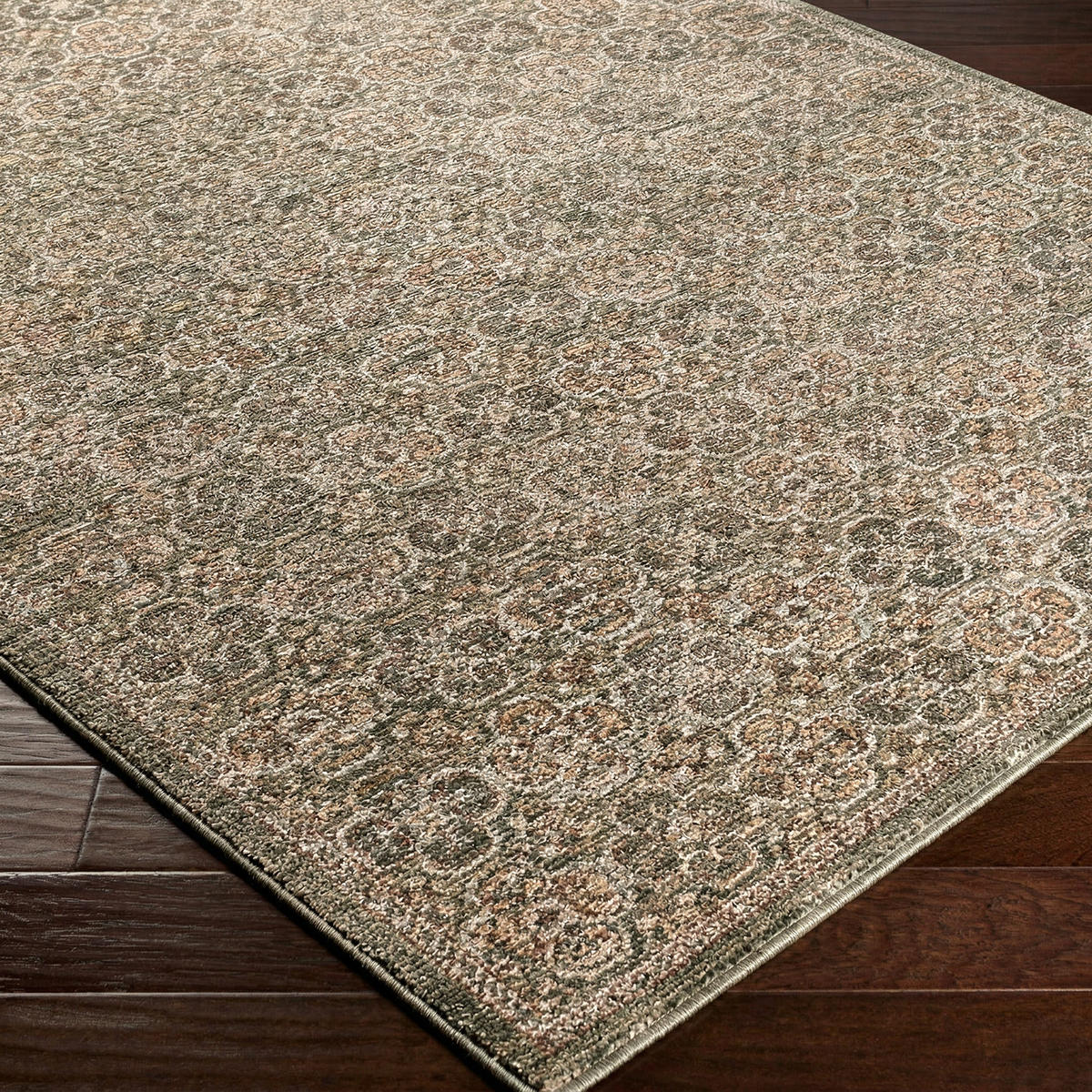 VINTAGE-TEPPICH Myrtle Avenue Ii 160/230 cm Olivgrün - Grün, Textil (160/230cm) - LIVABLISS