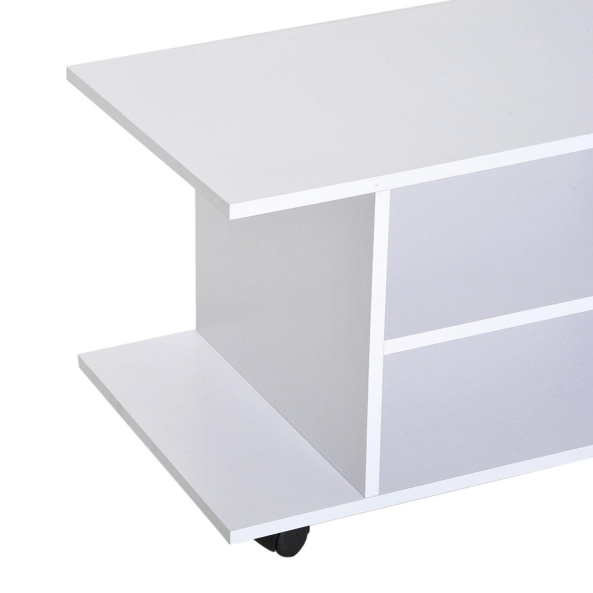 TV-MÖBEL Weiß 1 Stück - Weiß, Holzwerkstoff (80/40/40cm) - GiPP
