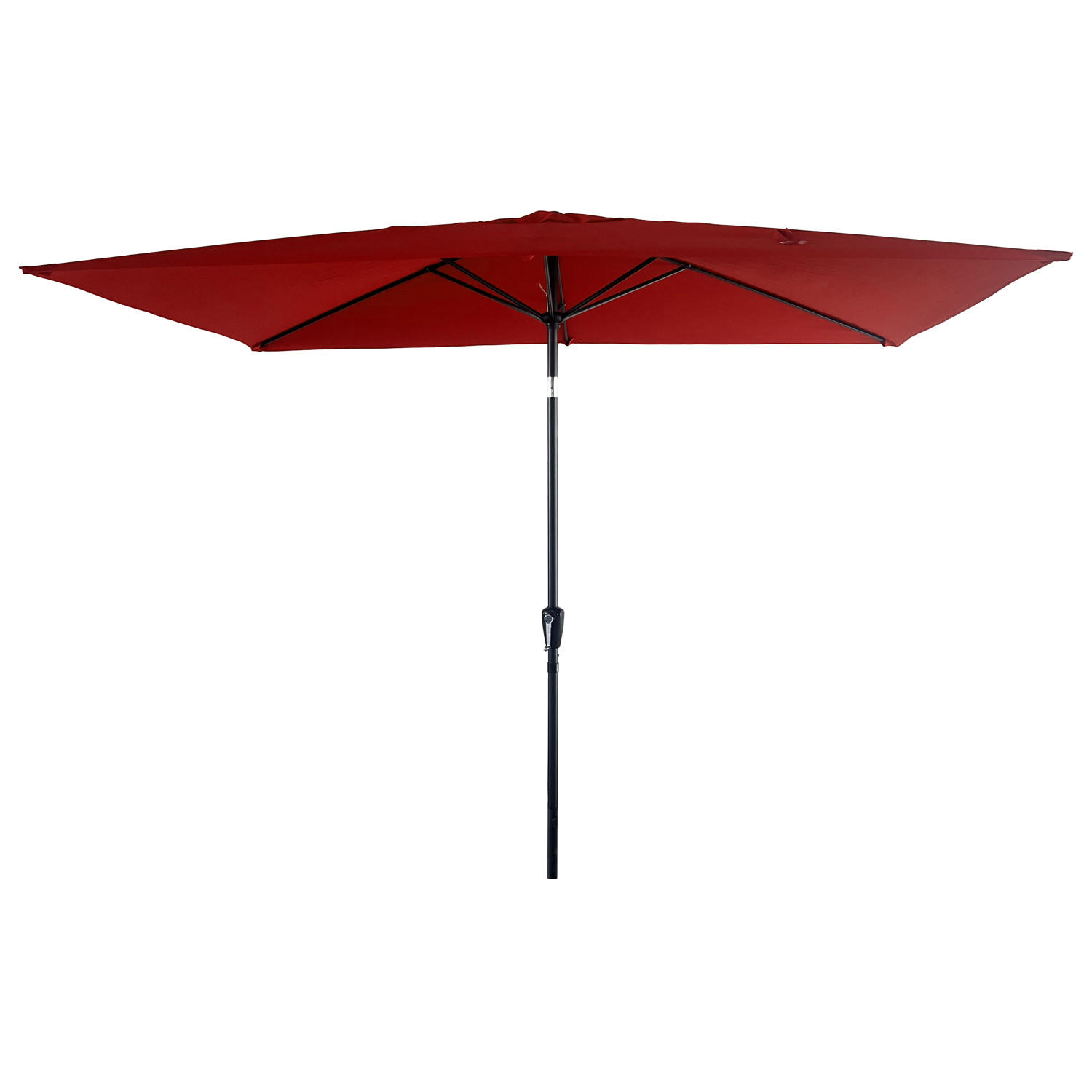 SONNENSCHIRM Hapuna Rot 200/300 cm - Rot, Textil (200/300cm) - Happy Garden