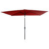 SONNENSCHIRM Hapuna Rot 200/300 cm - Rot, Textil (200/300cm) - Happy Garden