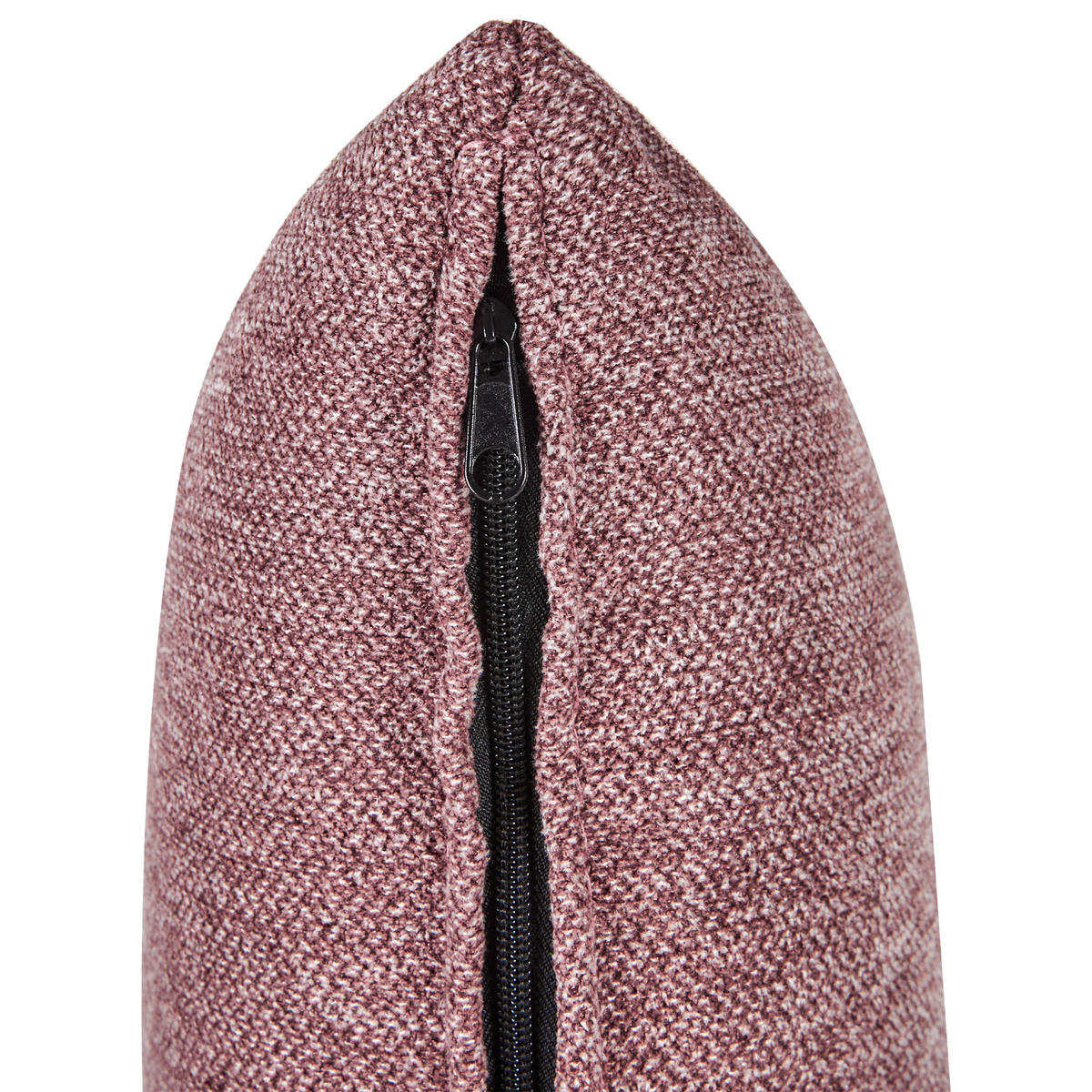 CHAISELONGUE-RECHTSSEITIGE Stoff Rosa Lannils - Pink/Schwarz, Textil (173/73/79cm) - Beliani