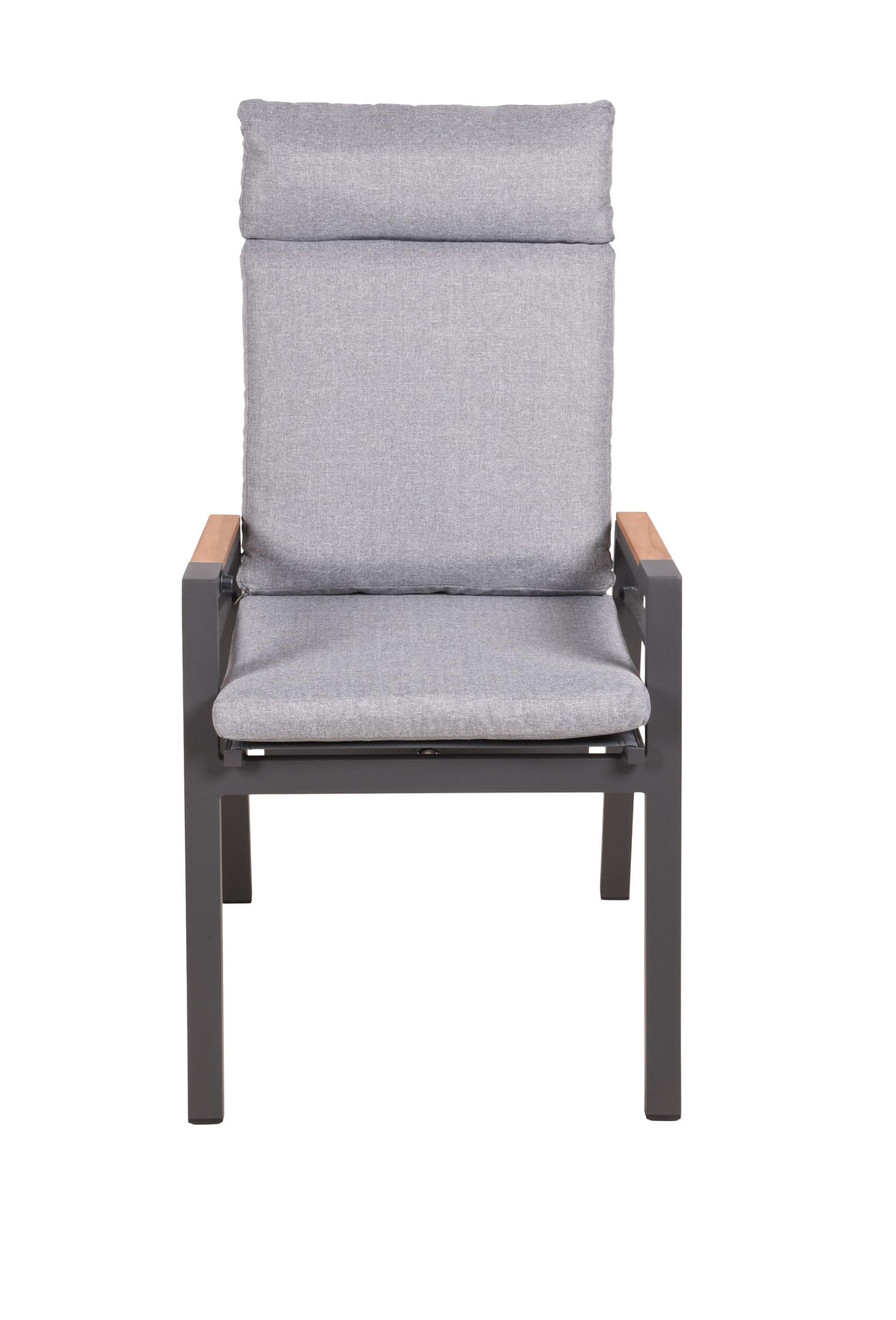 Thumbnail - Deluke Gartenstuhl, Schwarz, Holz, 56.5x110x65 cm, Gartenmöbel, Gartenstühle, Gartenstühle