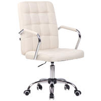 BÜROSTUHL Tenor, Stoff Creme - Creme, Textil/Metall (56/106/60cm) - TPFLiving
