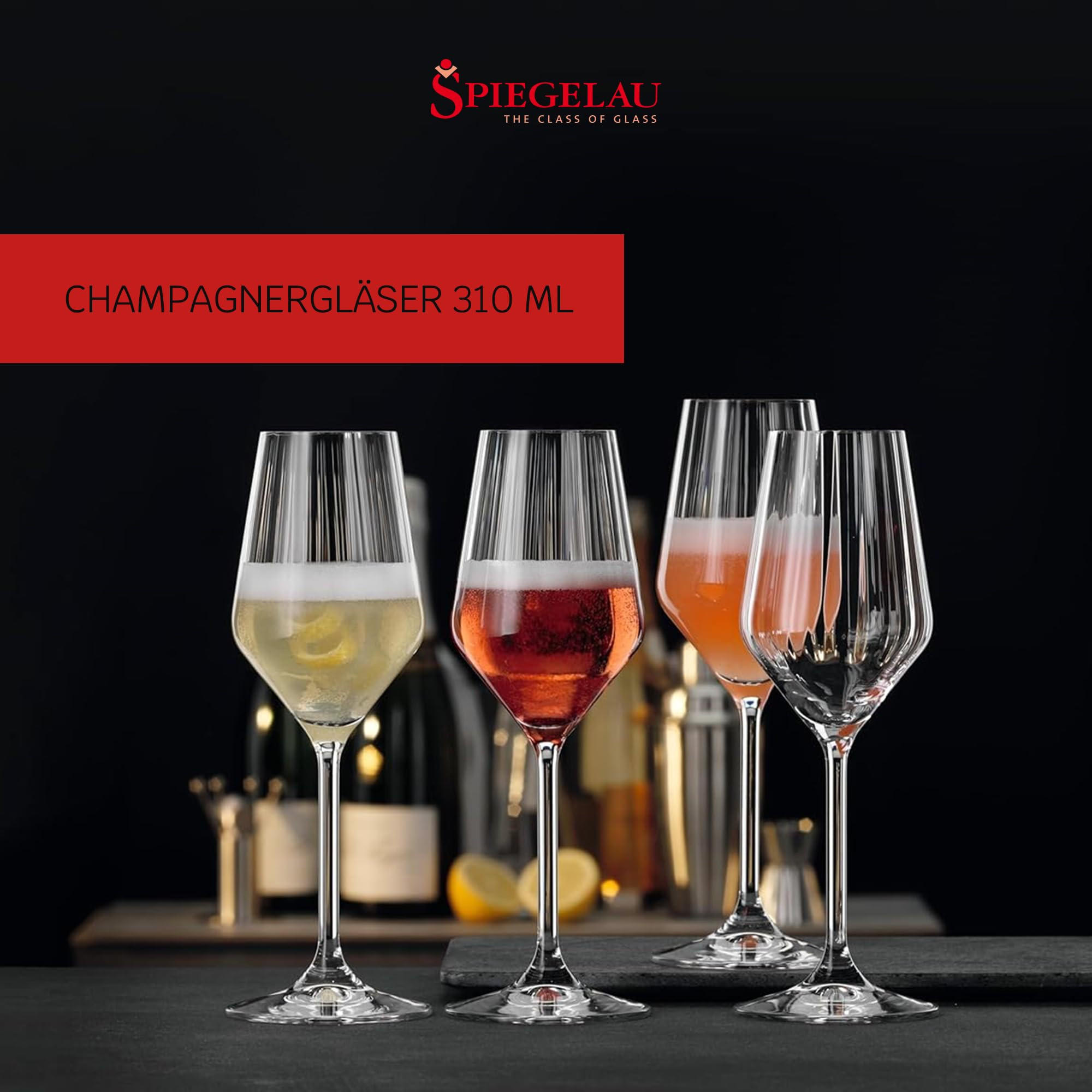 CHAMPAGNERGLÄSER Lifestyle transparent 310 ml 12er Set - Transparent, Glas (0.31L) - Spiegelau
