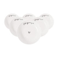 SCHALEN LIEBLINGSMENSCH Statement weiß ø 18,7 cm 6er Set - Weiß, Keramik (18.7cm) - Villeroy & Boch