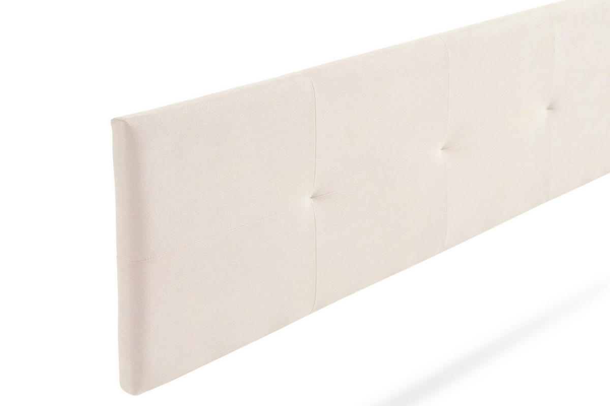 KOPFTEIL gepolstert ALTEA Aqualine 130x50x5 cm - Beige - Moonia - Beige, Holz (130/5/50cm)