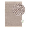 TEPPICH aus recyceltem Material Kiah Cream/Taupe 200x300 cm - Creme, Textil (200/300cm) - benuta Pure