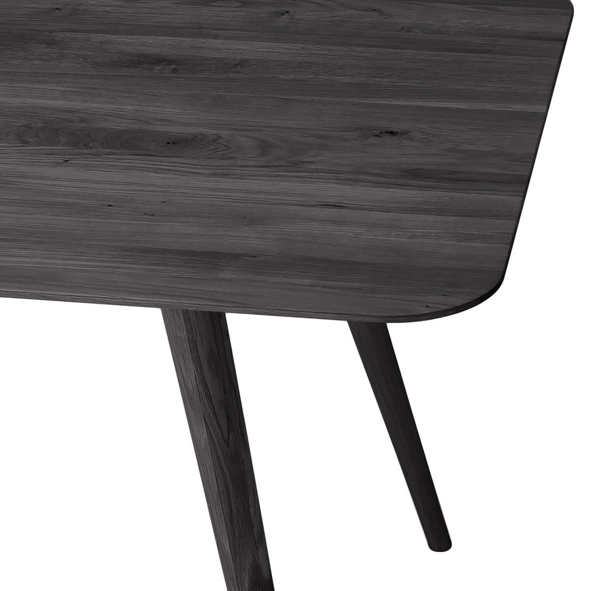 MASSIVER ESSTISCH - Massivholz - Eschefarben, Holz (90/220/75cm) - home24