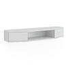 LOWBOARD Walter Weiß 110 x 17.4 cm mit 2 Türen - Weiß, Holzwerkstoff (110/17.4/30cm) - Vicco