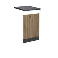 FRONTBLENDE R-Line Artisan-Eiche 45 cm, AP Anthrazit - Anthrazit/Eiche Artisan, Holzwerkstoff (45/57.2/1.6cm) - Vicco