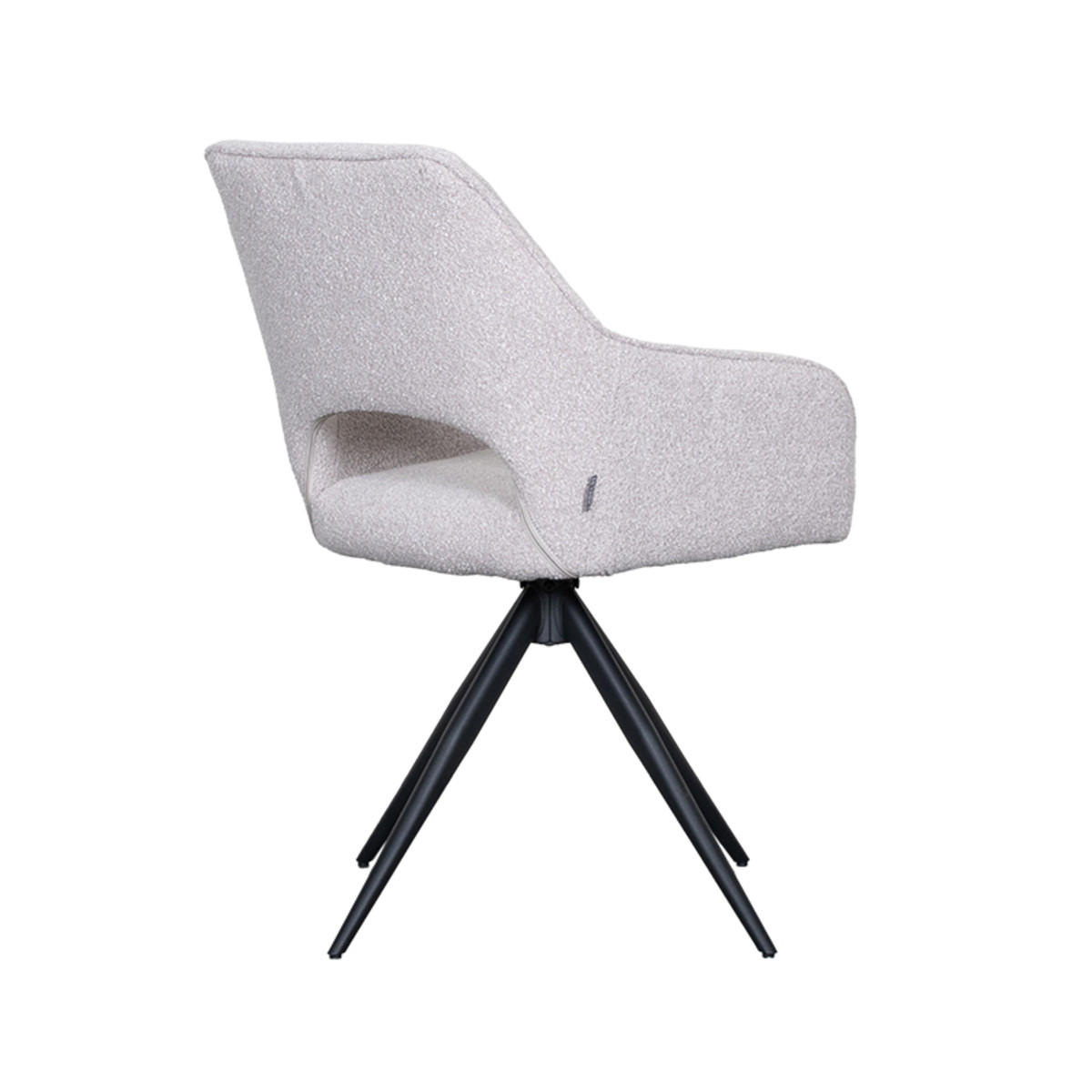 ESSZIMMERSTUHL Finley Beige 59/60/91 cm 2er-Set - Beige, Textil (60/91/59cm) - LABEL51