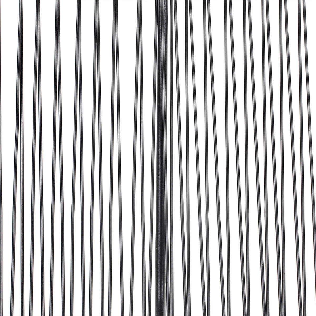 VRTNA KLUPA ratan crni 114 cm Acapulco - crna, plastika (113/88/78cm) - Beliani