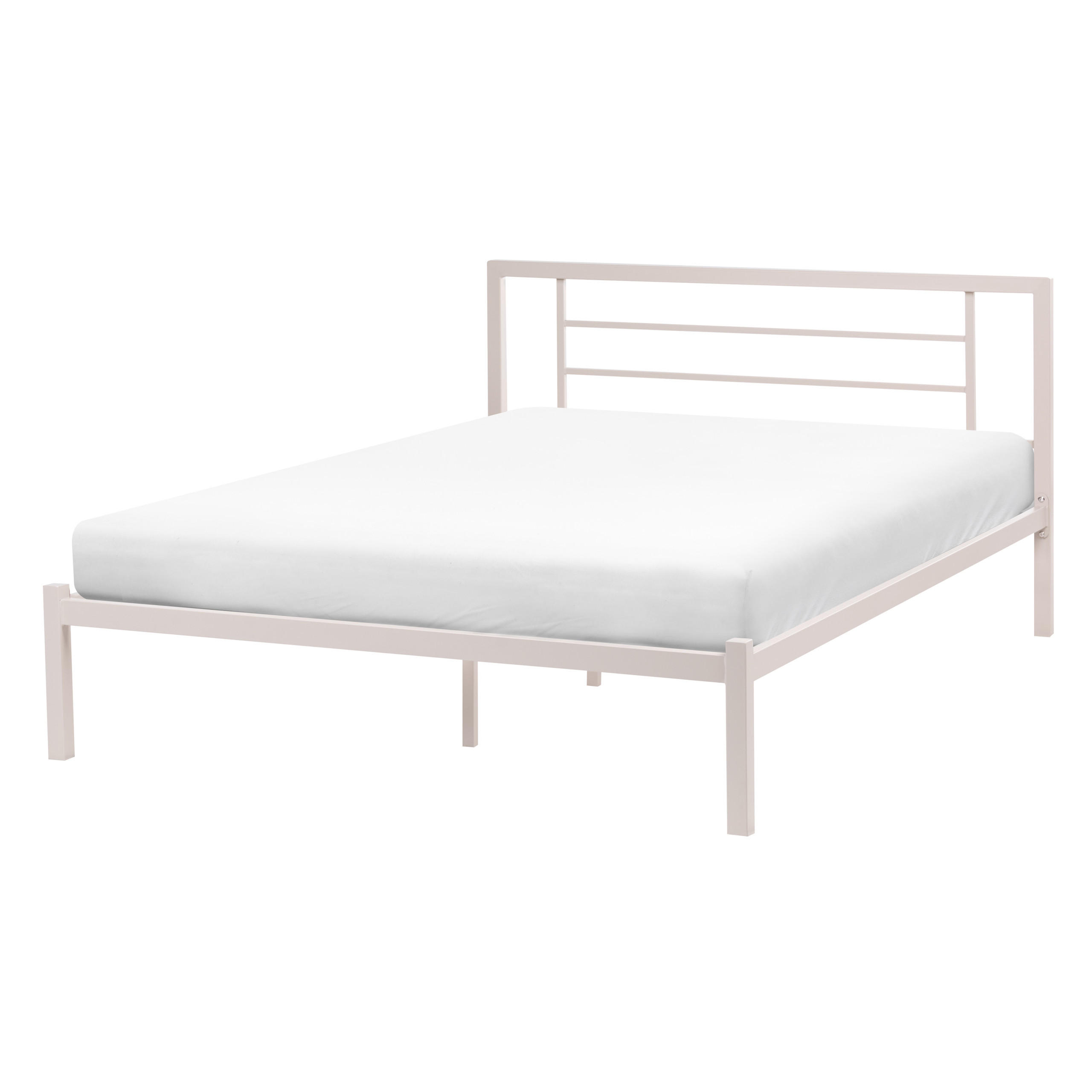 Beliani Bett Beige 140x200 cm