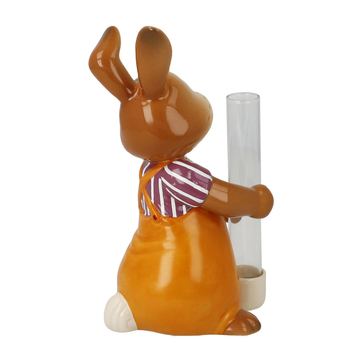 DEKOTIER Hase mit Vase Blütentraum, Steingut, Bunt, 14.5 cm - Multicolor, Keramik (10.5/14.5/7cm) - Goebel