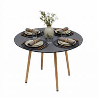 ESSTISCH - Multicolor, Holz/Holzwerkstoff (90/90/75cm) - Relaxdays