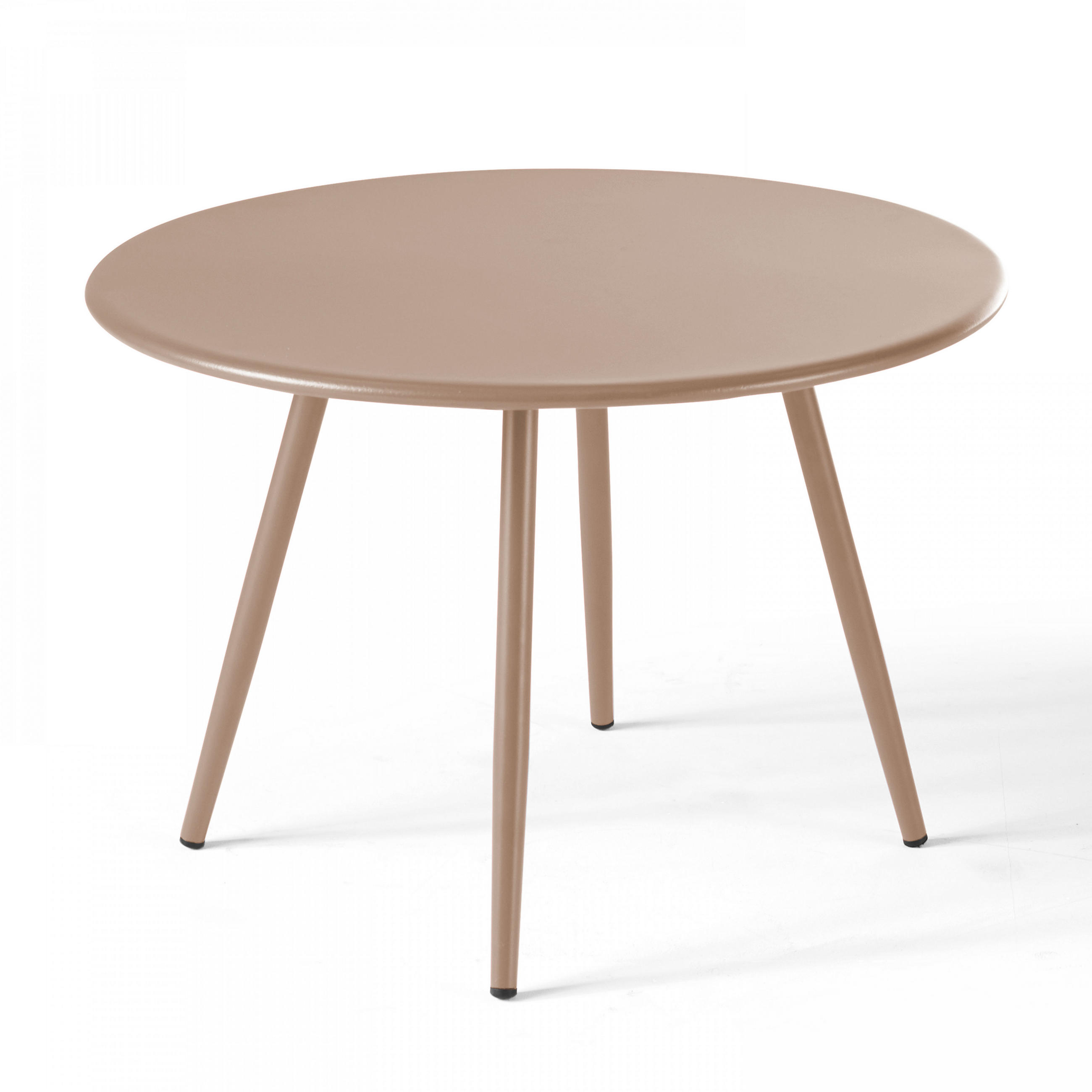 Oviala Garten-Loungetisch, Taupe 50x34x50 cm