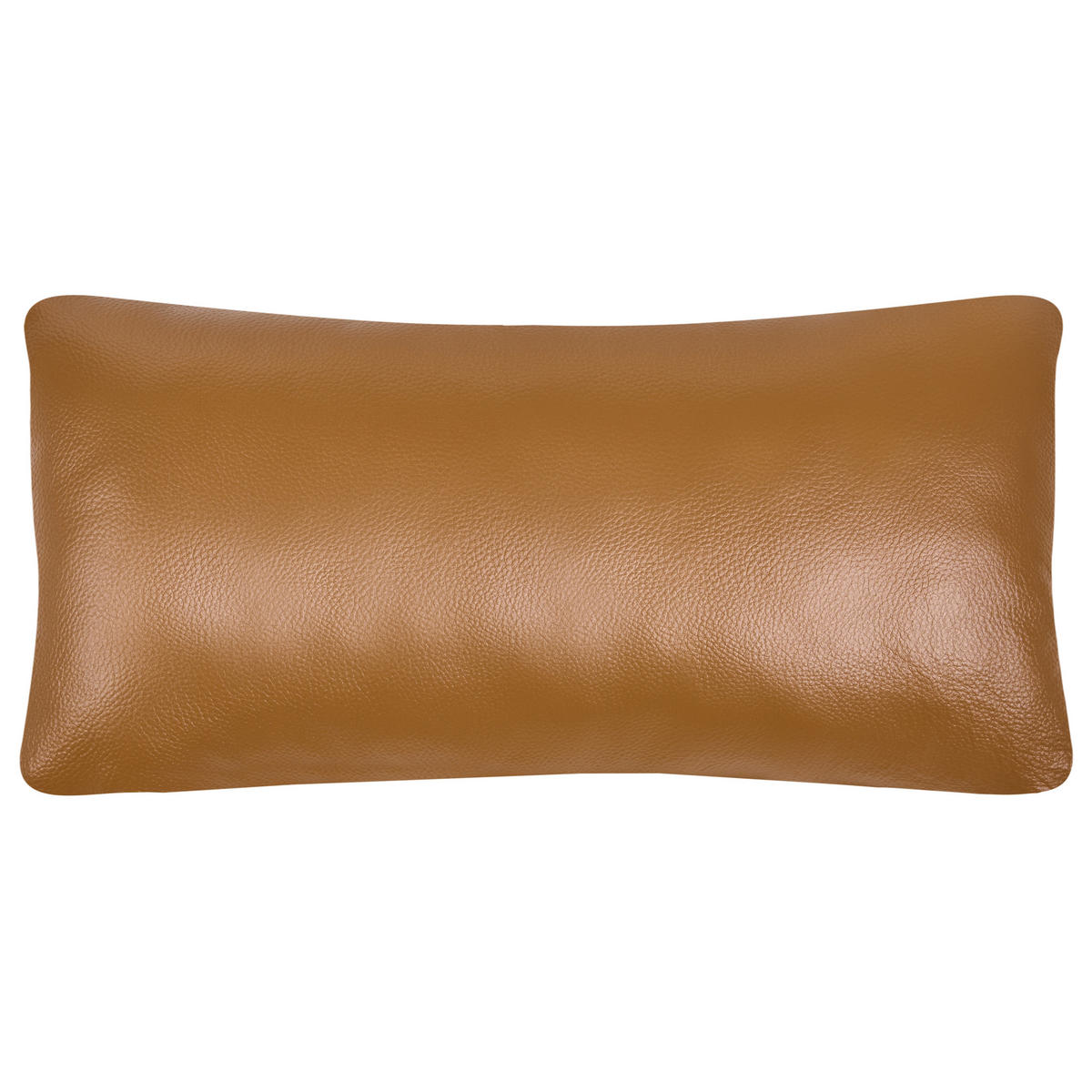 SESSEL Echtleder Goldbraun Selde - Weiß/Braun, Fell (67/82/82cm) - Beliani