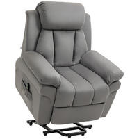 RELAXSESSEL DE-15362 elektrisch verstellbar mit Aufstehhilfe Grau - Hellgrau, Metall (93/105/96cm) - ComfortXL