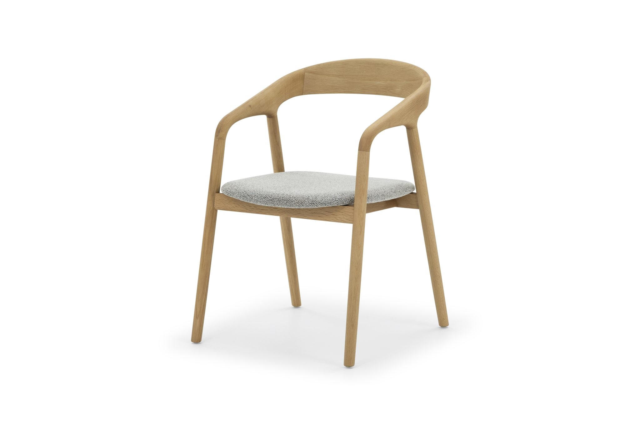 ESSZIMMERSTUHL Celeste, Natur Massiveiche - Beige, Holz (53/80/62cm) - WOODEK