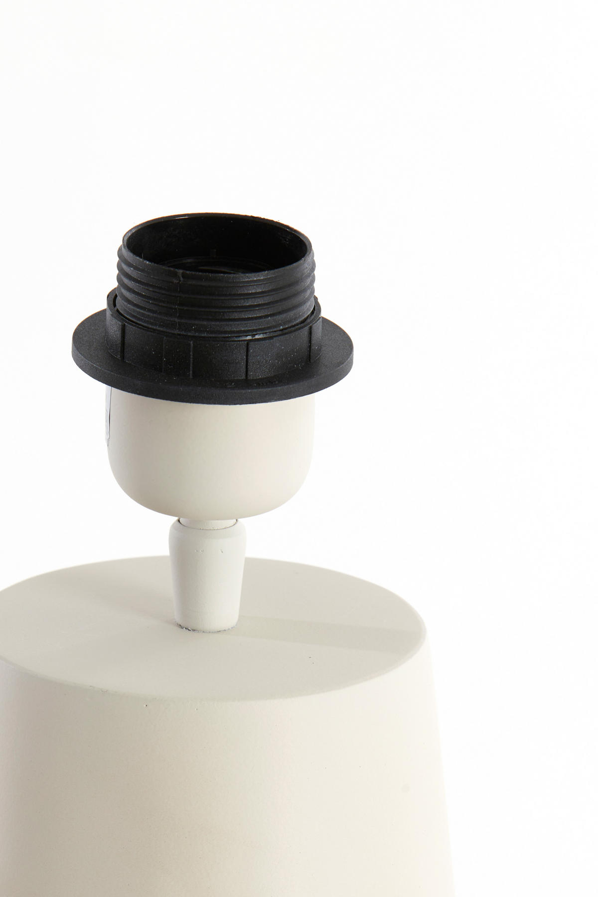 LAMPENFUSS Yelos Weiß Ø16,5/35 cm - Beige, Metall (16.5/16.5/35cm) - Light & Living