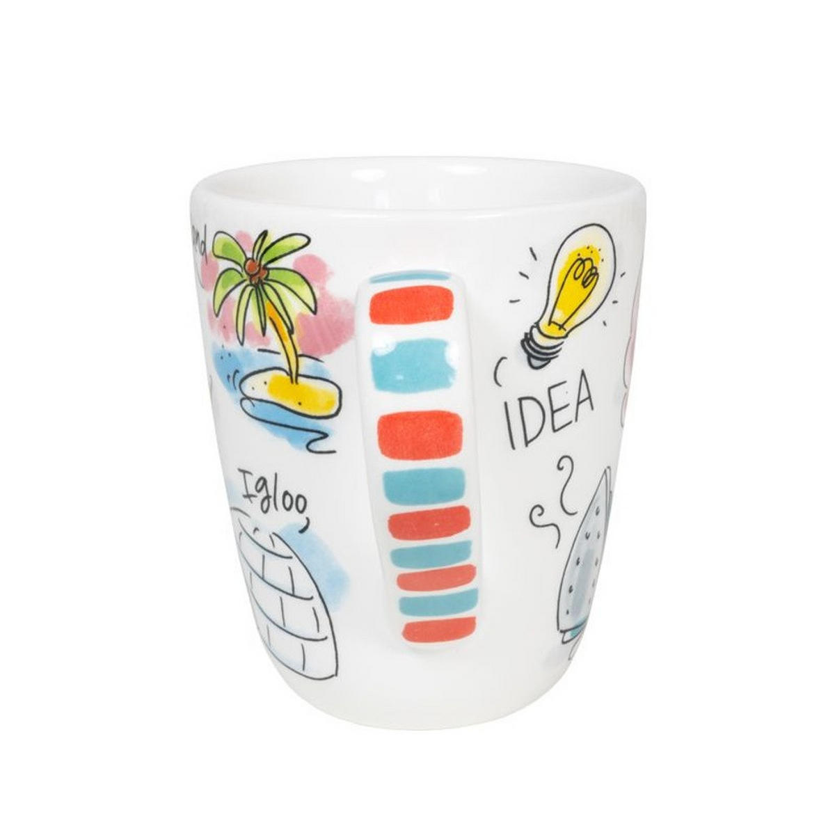 BECHER Love Letter I in Bunt - 350 ml - Multicolor, Keramik (0.35L) - Blond Amsterdam
