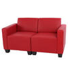 2-SITZER SOFA Rot - Rot, Textil (136/76/72cm) - MCW