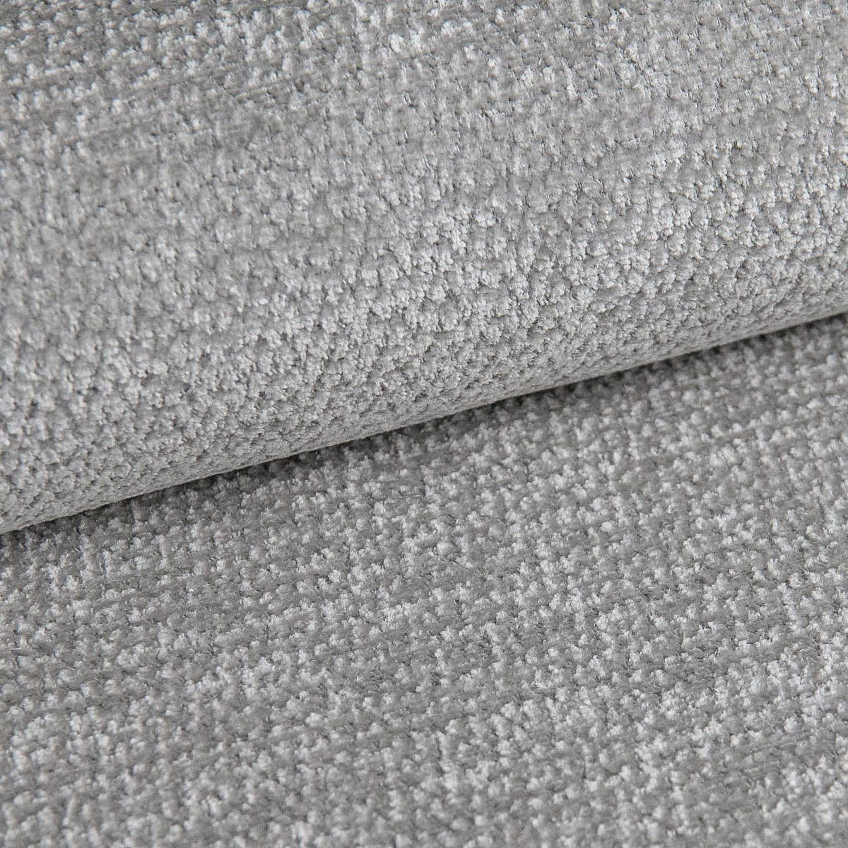 WOHNLANDSCHAFT ASPRA LM Grau Chenille mit Schlaffunktion - Grau, Holz (295/85/140cm) - MASSENO