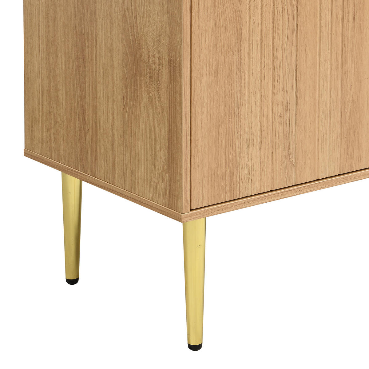 SIDEBOARD 140cm modern Stauraum Anrichte Wohnzimmer Buffet - Naturfarben, Holzwerkstoff (38/75/140cm) - FLIEKS