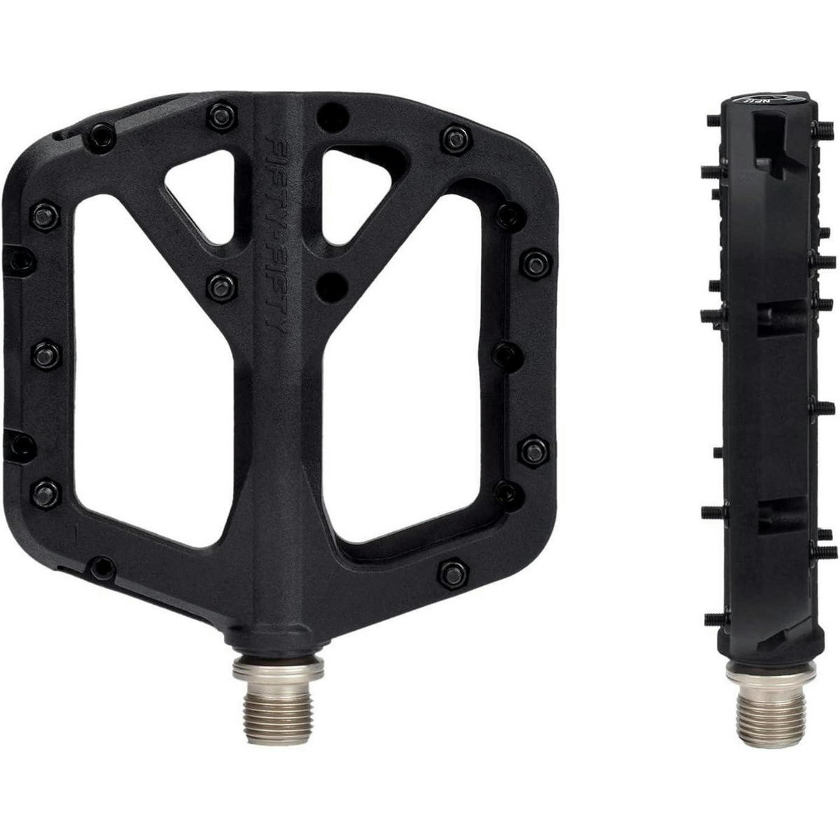 FAHRRADPEDALE Nylon Composite Schwarz - Schwarz, Kunststoff (10.4/1.5/10.6cm)