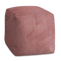 SITZSACK CUBE Ginger Spice - Rot, Textil (60/60/60cm) - Dreamroots