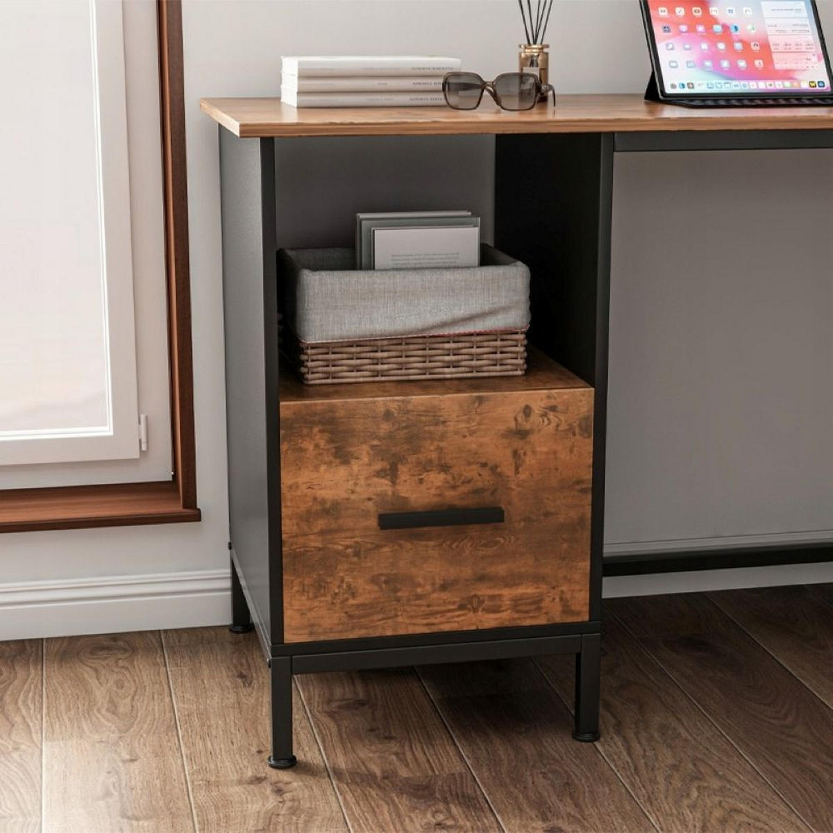 COMPUTERTISCH, braun 150/75/50 cm - Braun, Holzwerkstoff (55.5/145.5/11.5cm)