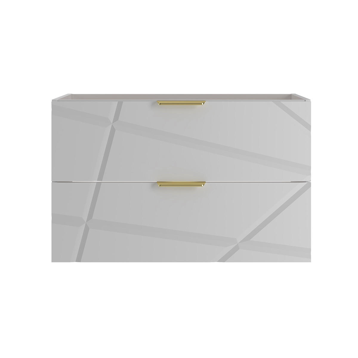 WASCHTISCHUNTERSCHRANK 80cm Aurora Weiß - Weiß, Holzwerkstoff (80/50/45.8cm) - Petits-meubles